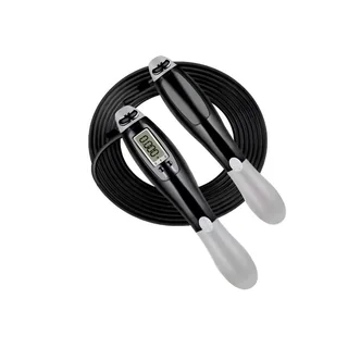 Швидкісна скакалка з лічильником EF-1916-GY, чорно-сірий EasyFit (18 см) (2236543)