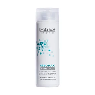 Безсульфатний шампунь для волосся Biotrade Sebomax Control Anti-Dandruff Shampoo проти лупи, 200 мл